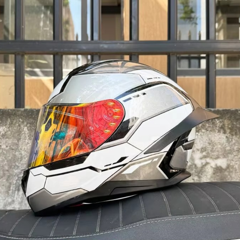 ORZ オートバイ Bluetooth ヘルメット四季用バイ - Full Face Motorcycle Helmet With Bluetooth のレビューと価格
