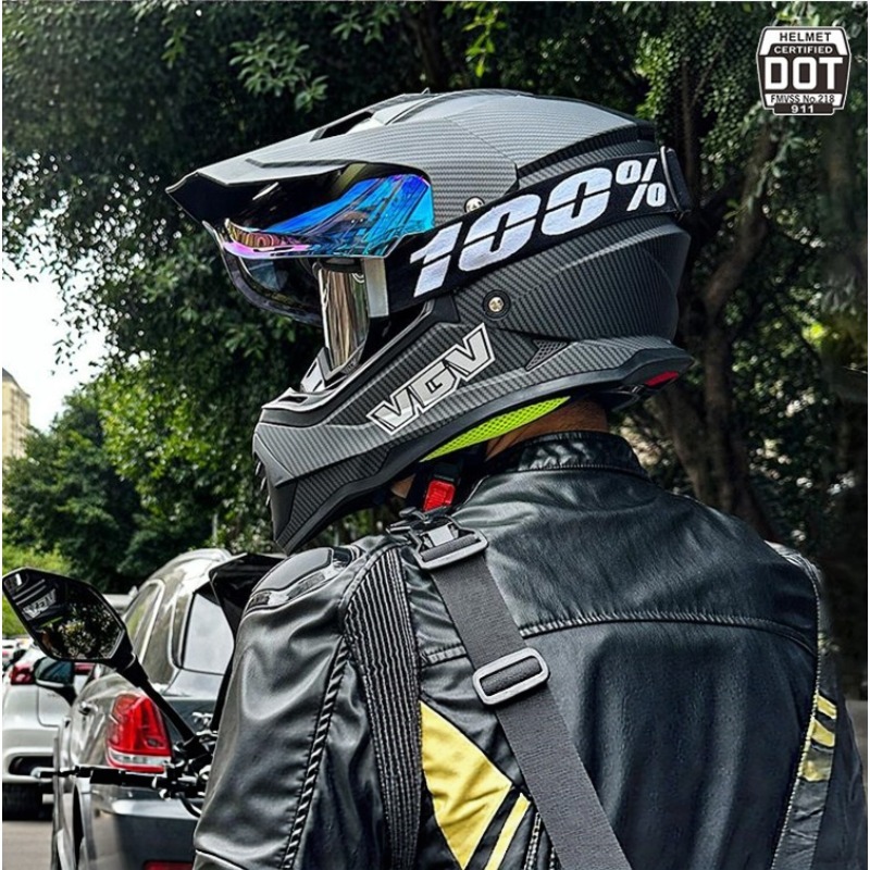 VGV モトクロス ECE DOT 認証 バイクヘルメット  - Full Face Motorcycle Helmet With Bluetooth のレビューと価格